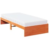  Dnevna postelja z vzmetnico vošč. rjava 90x190 cm borovina, (21791526) | Shoptok.si
