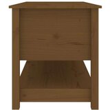  Klubska mizica medeno rjava 102x49x55 cm trdna borovina, (20714341) | Shoptok.si