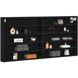  Zidna vitrina Crna hrastovina od obradnog drva | shoptok.hr