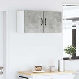 vidaXL Stenska kuhinjska omarica 2 pcs Betonsko siva 40 x 31 x 40 cm | Shoptok.si
