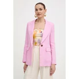Marella Lanen suknjič roza barva, 2413041094200