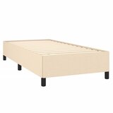  Okvir za krevet bez madraca krem 90x190cm od tkanine | shoptok.hr
