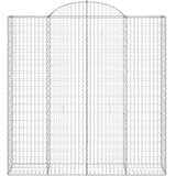  Lučne gabionske košare 11kom 200x50x200/220cm pocinčano željezo | shoptok.hr