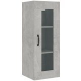 Maison Chic Viseča Stenska omarica - Zidna omarica betonsko siva 34,5x34x90 cm iu1111, (22063541) | Shoptok.si