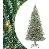 vidaXL Umjetno božično drevo s snežno obloženimi vejicami in LED lučko | Shoptok.si