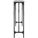  Konzolni stol siva boja hrasta 180x23x75 cm konstruirano drvo | shoptok.hr