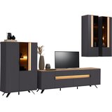 Dieter Knoll KOMODA, antracit, barve hrasta | Shoptok.si
