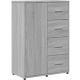  The Living Store Komoda siva sonoma 60x31x84 cm inženirski les - Komoda, (21498662) | Shoptok.si