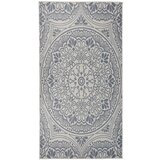 Furnova Zunanja preproga ploščato tkanje 80x150 cm modri vzorec, (21930726) Cene