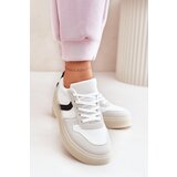 EVENTO Boto Low Women's Sneakers On Platform White Telmira | shoptok.hr