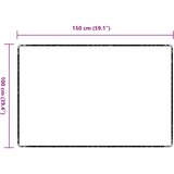  Tepih trkač Antracit 100 x 150 cm 100% Polipropilen | shoptok.hr