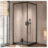 Kolpa San KOLPA-SAN kotna tuš kabina Venus Q 90 B/2, črna, 90x90x200 cm, 661190 | Shoptok.si