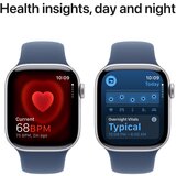 Apple Watch Series 10 LTE 42mm S/M trak MWX33QF/A Aluminijasto ohišje Srebrno Športni Denim | Shoptok.si