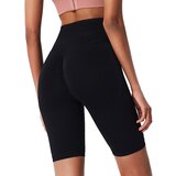 INF Brezšivne športne kratke hlače z visokim pasom za ženske Black XL, (21872562) | Shoptok.si
