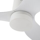  ZEVENTI - LED stropni ventilator PADUA LED/18W/230V Wi-Fi Tuya beli + daljinski upravljač | Eponuda.com