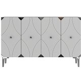 Hanah home konzola alfa 120 white silver | Eponuda.com