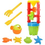  Set igračaka za pijesak, veliki mlin, kanta, šareni kalupi | shoptok.hr