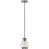 Elstead Lighting Elstead Hinkley Finley Mini viseča svetilka v obliki kupole 1x E27 krom, (22097930) | Shoptok.si