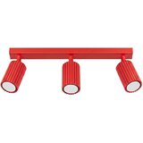 Sollux Lighting Stropna svetilka KARBON 3L rdeča, (5000352284) | Shoptok.si