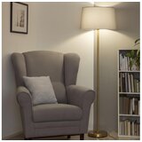 Brilagi LED podna lampa CERIA 1xE27/20W/230V Ø 45 cm siva/zlatna Cene