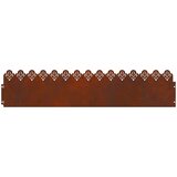  Rubnjaci za travnjak 30 pcs 103 x 0,05 x 22 cm Rđa | Eponuda.com