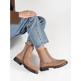 Shelvt Suede beige Chelsea boots | ePonuda.com