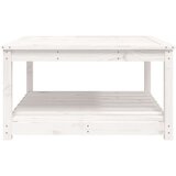 vidaXL vrtni stol bijeli 82 5 x 82 5 x 45 cm od masivne borovine | shoptok.hr