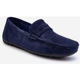 Boto marka niezdefiniowana Men's Suede Moccasins Dark Blue Wesley | Shoptok.si