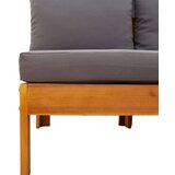 vidaXL 5-dijelna set vrtnih sofa od masivnog drva bagrema s jastucima | shoptok.hr