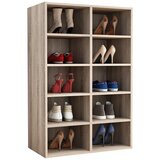 MID.YOU Regal Za Čevlje Hinsol, Barva Hrasta | Shoptok.si