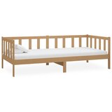  Dnevni ležaj s madracem 90x200 cm boja meda od masivne borovine | shoptok.hr