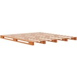  The Living Store Postelja iz palet voščeno rjava 180x200 cm trdna borovina - Postelja Iz Palet, (21489675) | Shoptok.si