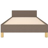  Za krevet s uzglavljem smeđesivi 90x200 cm od tkanine | shoptok.hr