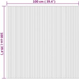  Tepih Pravokutni Prirodni 100x100 cm Bambus | Shoptok.si