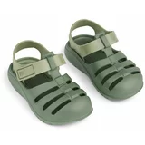 Liewood Otroški sandali Beau Sandals zelena barva