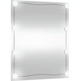  Zidno ogledalo s LED svjetlima 50 x 60 cm stakleno pravokutno | shoptok.hr