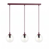  Crveni luster na kablu COSMO 3xE14/10W/230V | Eponuda.com