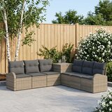  Set sofe 7 kom. Siva i tamno siva 124 x 62 x 69 cm | shoptok.hr