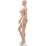  Seksi ženska lutka za izlog sa staklenim postoljem bež 180 cm | Eponuda.com