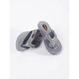 Shelvt Men's pool flip-flops gray | ePonuda.com