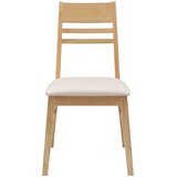  Trpezarijske stolice 2 pcs Prirodna 43 x 54 x 89 cm | shoptok.hr