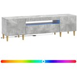  LED TV kabinet Betonska siva Konstruirano drvo | shoptok.hr