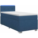  Krevet s box springom, madracem i LED-om Plava 80 x 200 cm | shoptok.hr