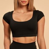 BeastPink ženska majica Cropped Sense Black 91240 | ePonuda.com