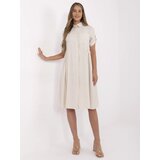 Italy Moda Dress-MI-SK-A2275.09-beige | Shoptok.si
