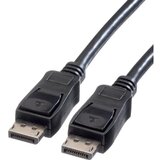 Value DisplayPort priključni kabel 5.00 m 11.99.5605 sa zaštitom crna [1x muški konektor displayport - 1x muški konektor Cijene