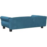  Krevet za pse plavi 95 x 55 x 30 cm baršunasti | shoptok.hr