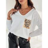 DStreet Bluzka damska oversize GLAMZONE z nadrukiem biała | Shoptok.si