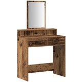vidaXL Toaletna miza s predali Old Wood 79x41x140 cm, (22054964) | Shoptok.si