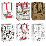  VREĆICE UKRASNE 10X14X8 CM NOVOGODIŠNJE STEWO 5384 70 SORTIRANO | shoptok.hr